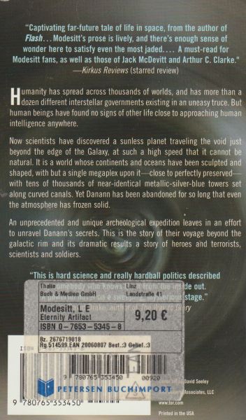 Modesitt, L.E.: THE ETERNITY ARTIFACT