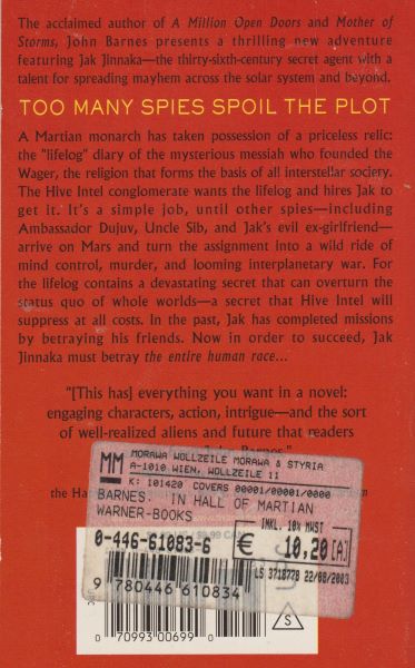 Barnes, John: IN THE HALL OF MARTIAN KING