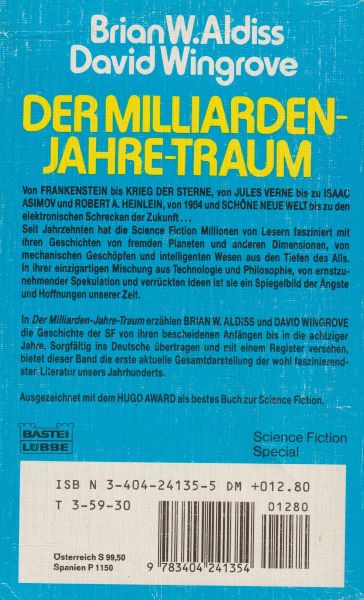 Aldiss, Brian: DER MILLIARDEN JAHRE TRAUM
