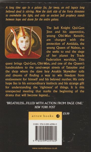 Brooks, Terry: THE PHANTOM MENACE (EPISODE 1)