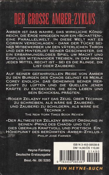 Zelazny, Roger: PRINZ DES CHAOS