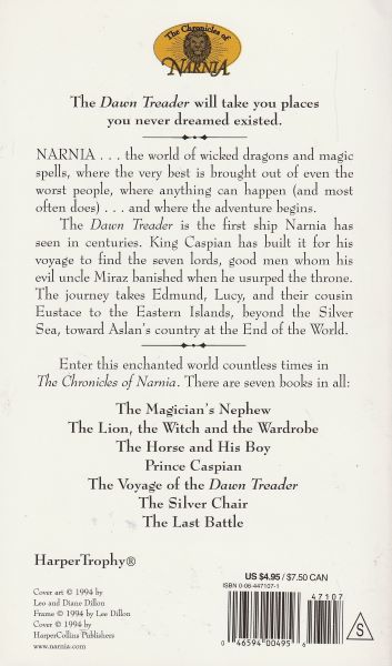 Lewis, C.S.: THE VOYAGE OF THE DAWN TREADER
