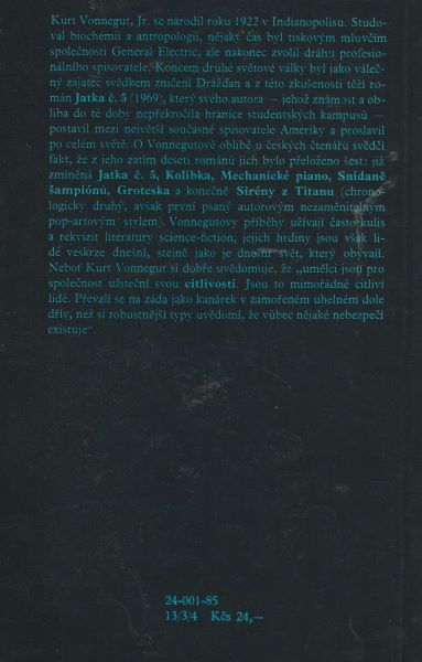 Vonnegut, Kurt: SIRÉNY Z TITANU