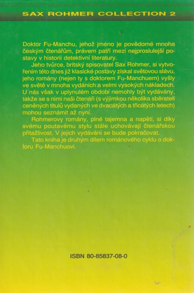 Rohmer, Sax: NÁVRAT DOKTORA FU-MANCHU