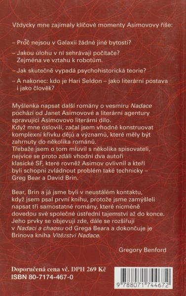 Benford, Gregory: OHROŽENÍ NADACE