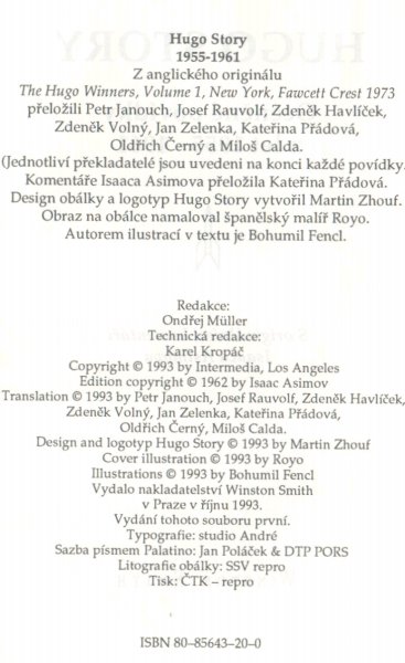 antologie: HUGO STORY 1955-1961