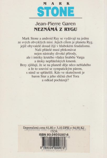 Garen, J-P: NEZNÁMÁ Z RYGU