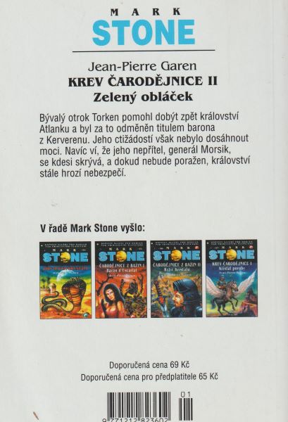 Garen, J-P: KREV ČARODĚJNICE 2 - ZELENÝ OBLÁČEK
