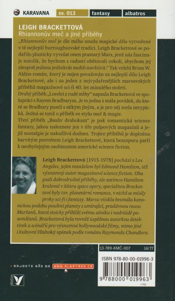 Brackettová, Leigh: RHIANNONŮV MEČ A JINÉ PŘÍBĚHY