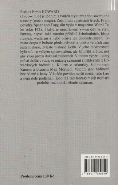 Howard, R.E.: SVATYNĚ ODPORNOSTI