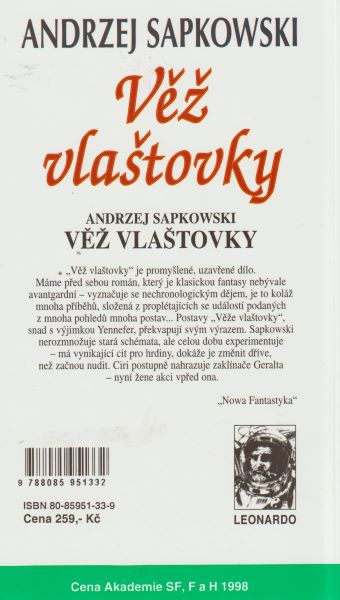 Sapkowski, Andrzej: VĚŽ VLAŠTOVKY