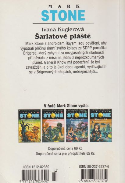 Kuglerová, Ivana: ŠARLATOVÉ PLÁŠTĚ