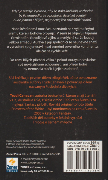 Canavan, Trudi: BÍLÁ KNĚŽKA