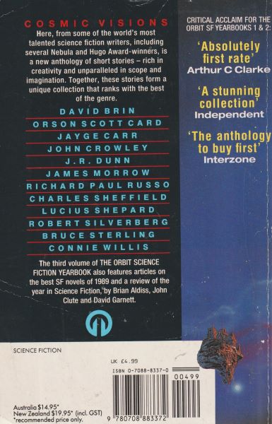 anthology: THE ORBIT SCIENCE FICTION YEARBOOK THREE
