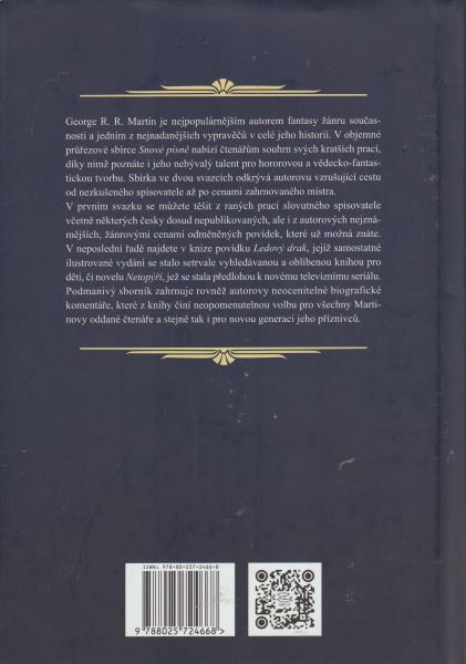 Martin, G.R.R.: SNOVÉ PÍSNĚ, svazek první