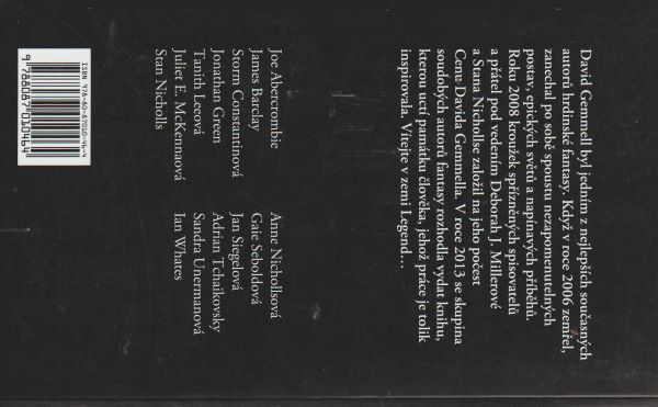 antologie: LEGENDY - POVÍDKY NA POČEST DAVIDA GEMMELLA