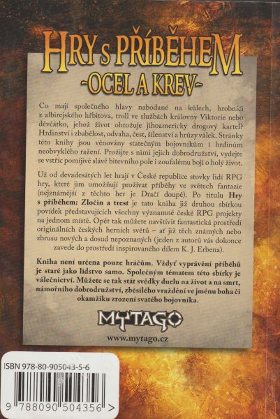 antologie: HRY S PŘÍBĚHEM - OCEL A KREV