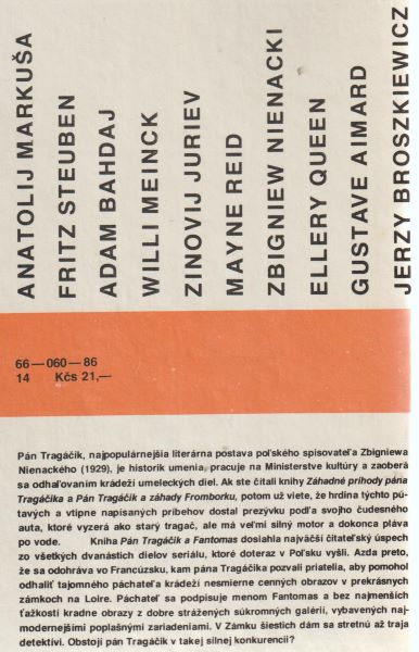 Nienacki, Zbigniew: PÁN TRAGÁČIK A FANTOMAS