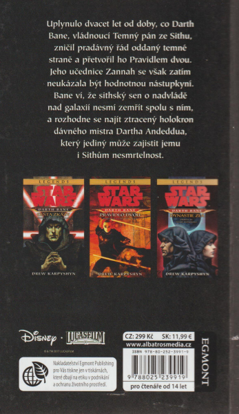 Karpyshyn, Drew: DARTH BANE - DYNASTIE ZLA