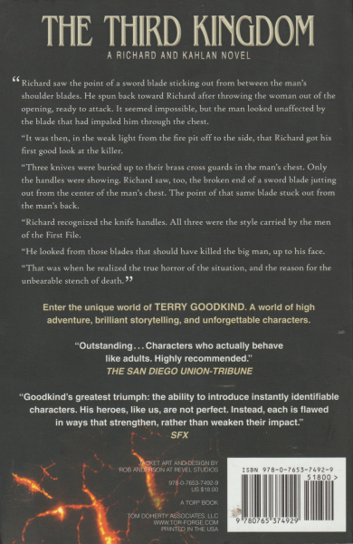 Goodkind, Terry: THE THIRD KINGDOM