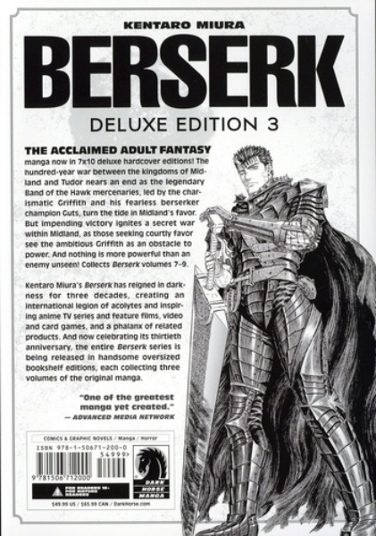 Miura, Kentaro: BERSERK DELUXE EDITION, Volume 3