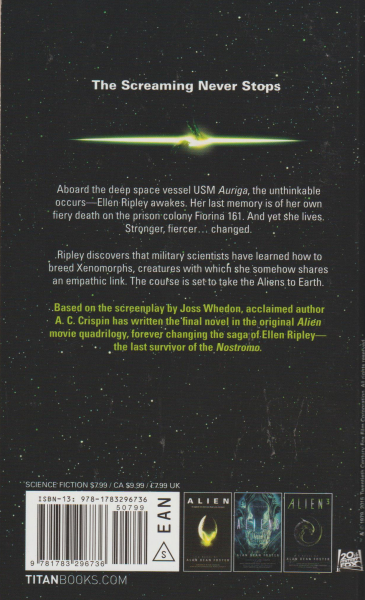 Crispin, Ann C.: ALIEN - RESURRECTION