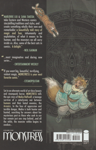 comics: MONSTRESS, Volume One - AWAKENING