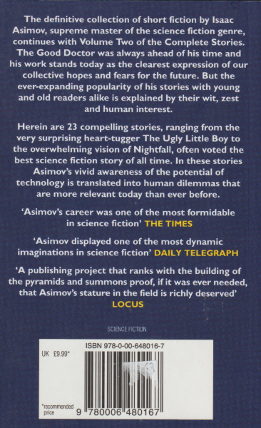 Asimov, Isaac: THE COMPLETE STORIES, Volume 2
