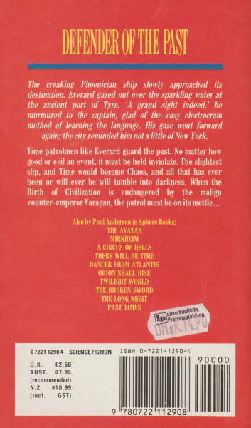 Anderson, Poul: THE PATROLMAN