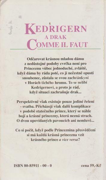 Morressy, John: KEDRIGERN A DRAK COMME IL FAUT