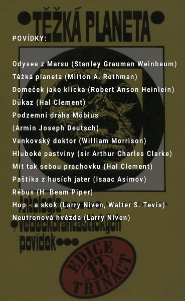 antologie: TĚŽKÁ PLANETA