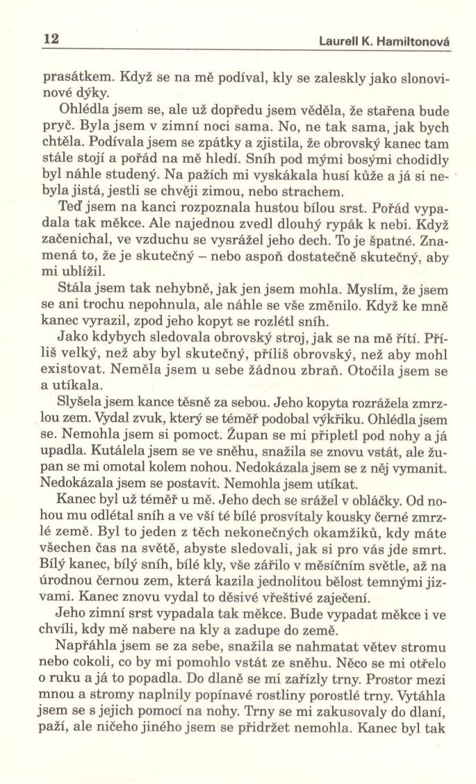 Hamiltonová, L.K.: DOTEK BOUŘE