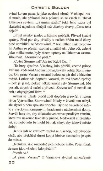 Golden, Christie: ARTHAS - ZROD KRÁLE LICHŮ
